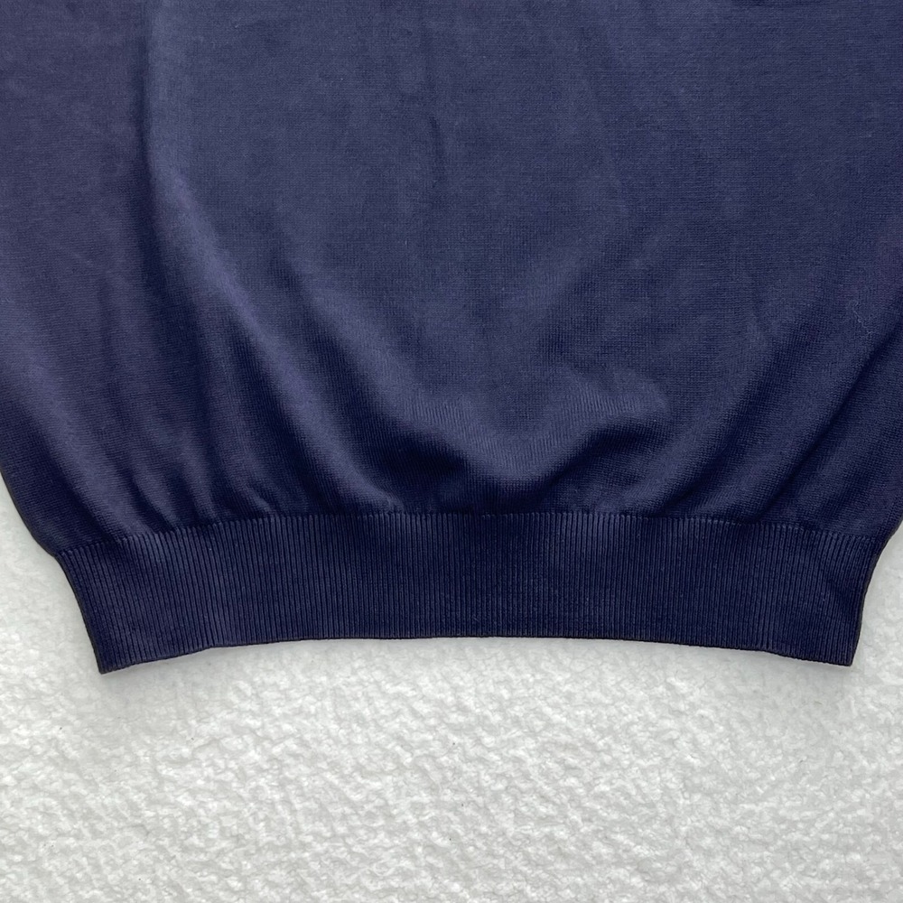 Tommy Hilfiger Golf Knit Sweater Navy "JAL"‎ Logo Men's Size M VTG NWT - Picture 8 of 16
